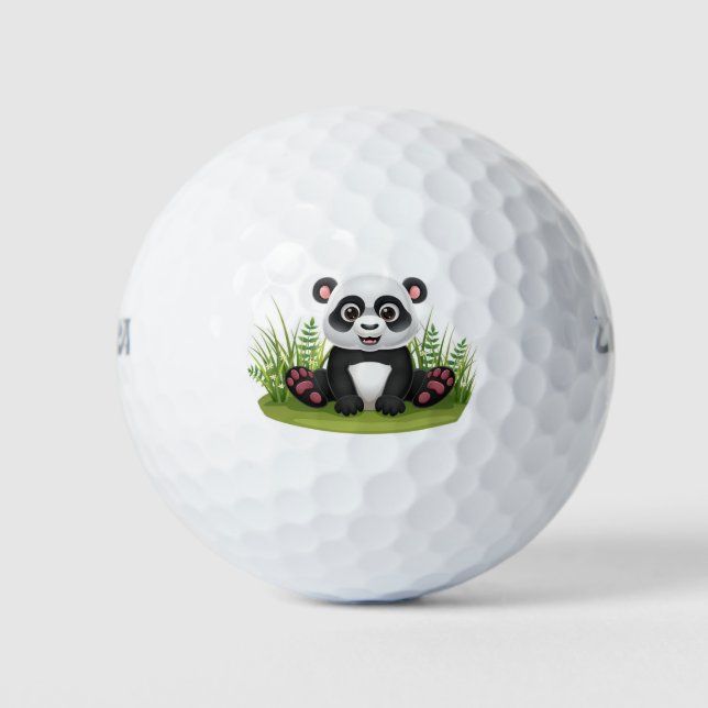 Panda design golf balls (Front)