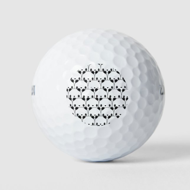 Panda design golf balls (Front)