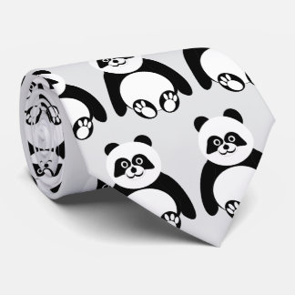 Panda Design Neck Tie