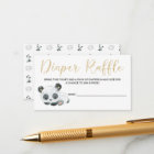 Panda Diaper Raffle Card Tickets for Baby Shower