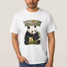 Panda Diet Challenge Father's Day Tee