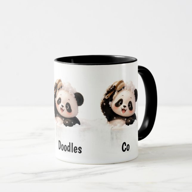 Panda Doodles Co store Coffee Mug (Front Right)