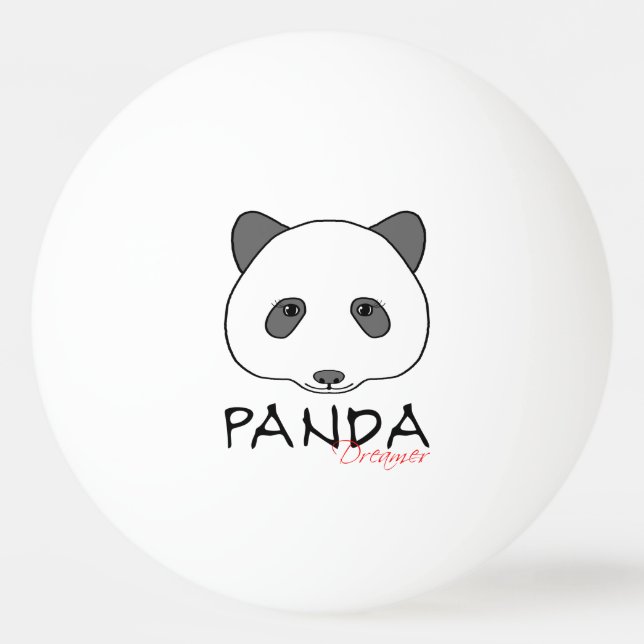 Panda Dreamer Ping-Pong Ball (Front)
