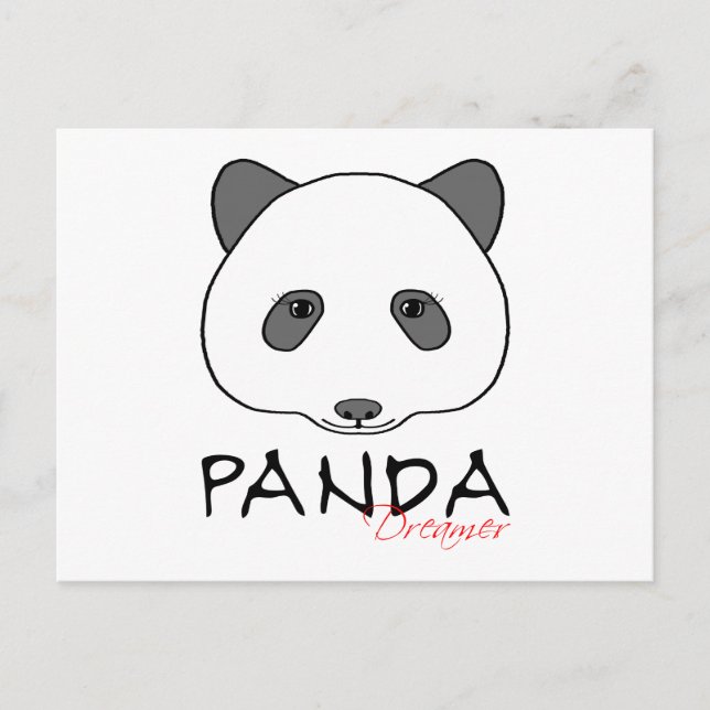 Panda Dreamer Postcard (Front)