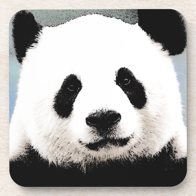 Panda Drink Coaster (Front)