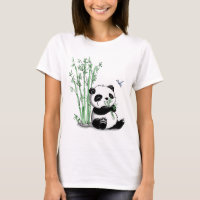 Panda Eating Bamboo