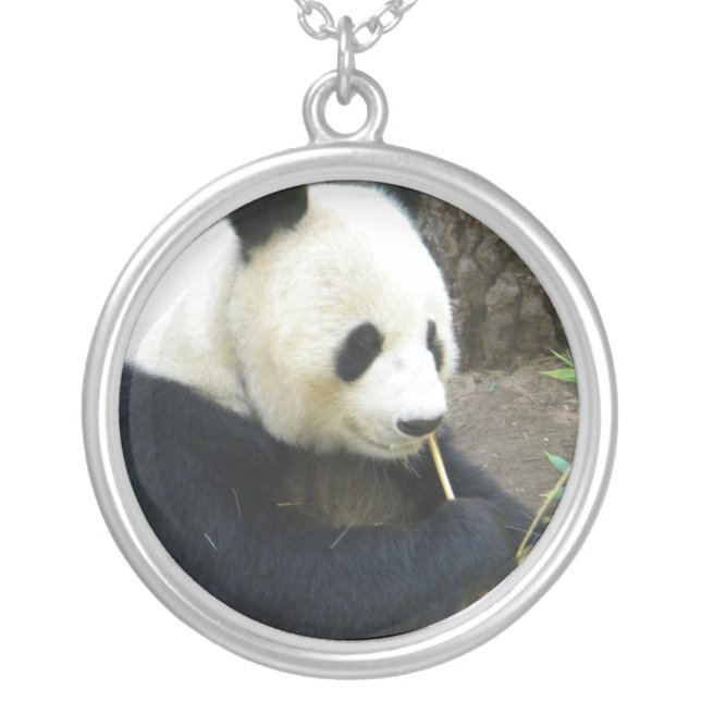 Panda Eating Necklace (Front)