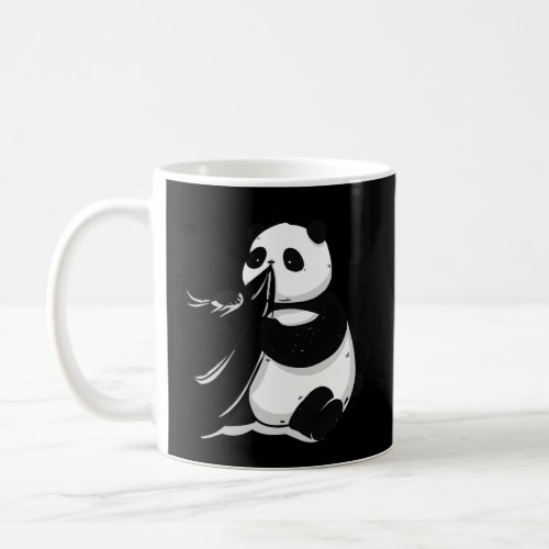 Panda Eating Realistic Coffee Mug
