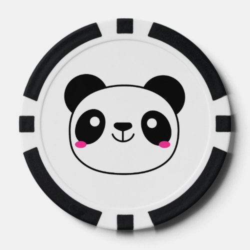 Panda Emoji Poker Chip