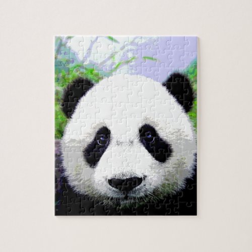 Panda Eyes Jigsaw Puzzle