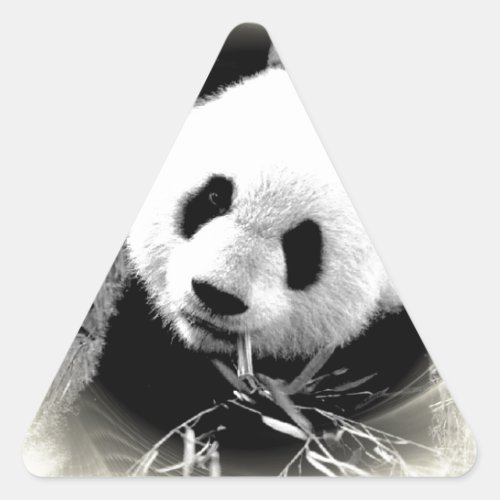Panda Eyes Triangle Sticker