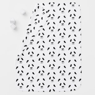 Panda Face Baby Blanket