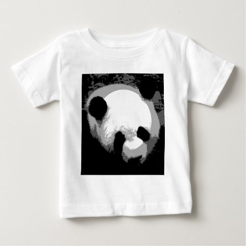 Panda Face Baby T_Shirt