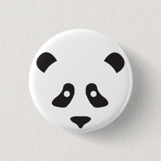Panda face button (Front)