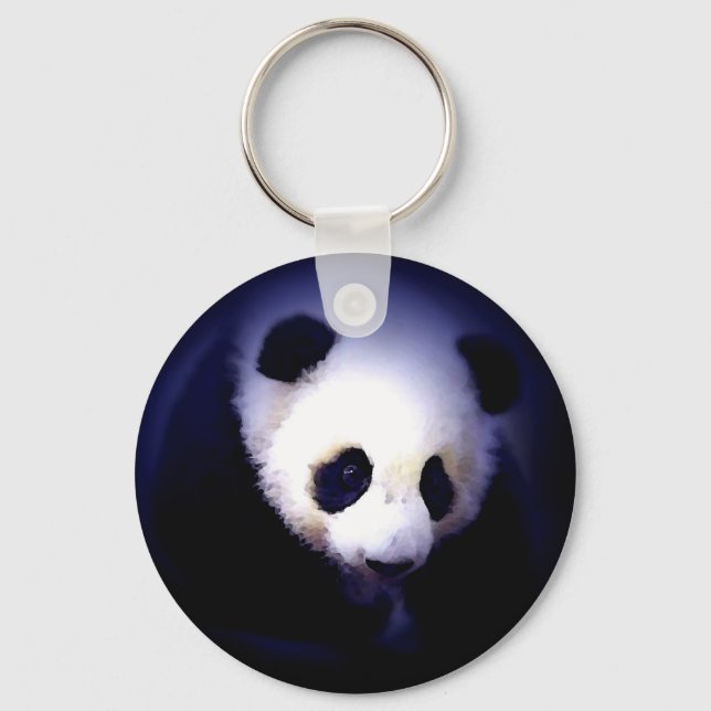 Panda Face Keychain (Front)