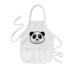 Panda Face Kids Kids' Apron