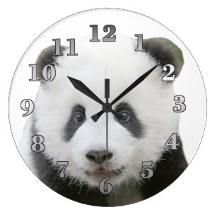 + Wall Tattoo Clock Karlsson Wall Clock Panda Bear 