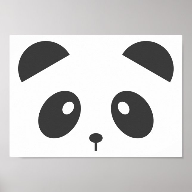 Panda face poster (Front)