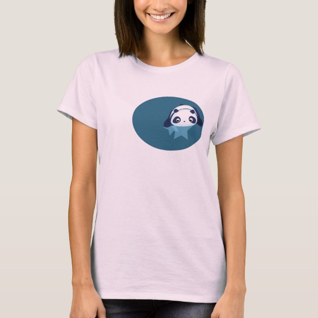 panda falls down T-Shirt (Front)