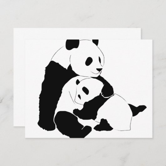 Panda Family (Front/Back)