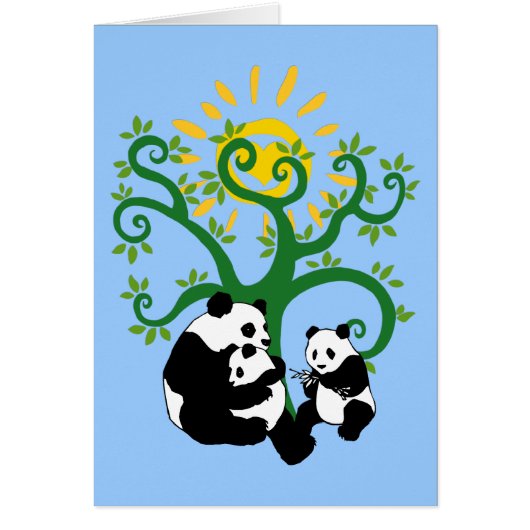 Panda Family Tree Cards (Front)