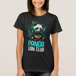 Panda Fan Club Panda  Zoo Kids Boys Girls  14 T-Shirt