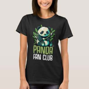 Panda Fan Club Panda  Zoo Kids Boys Girls  5 T-Shirt