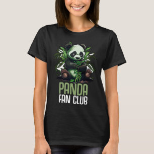 Panda Fan Club Panda Zoo Kids Boys Girls T-Shirt