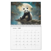 Panda Fantasy Calendar (Jan 2025)