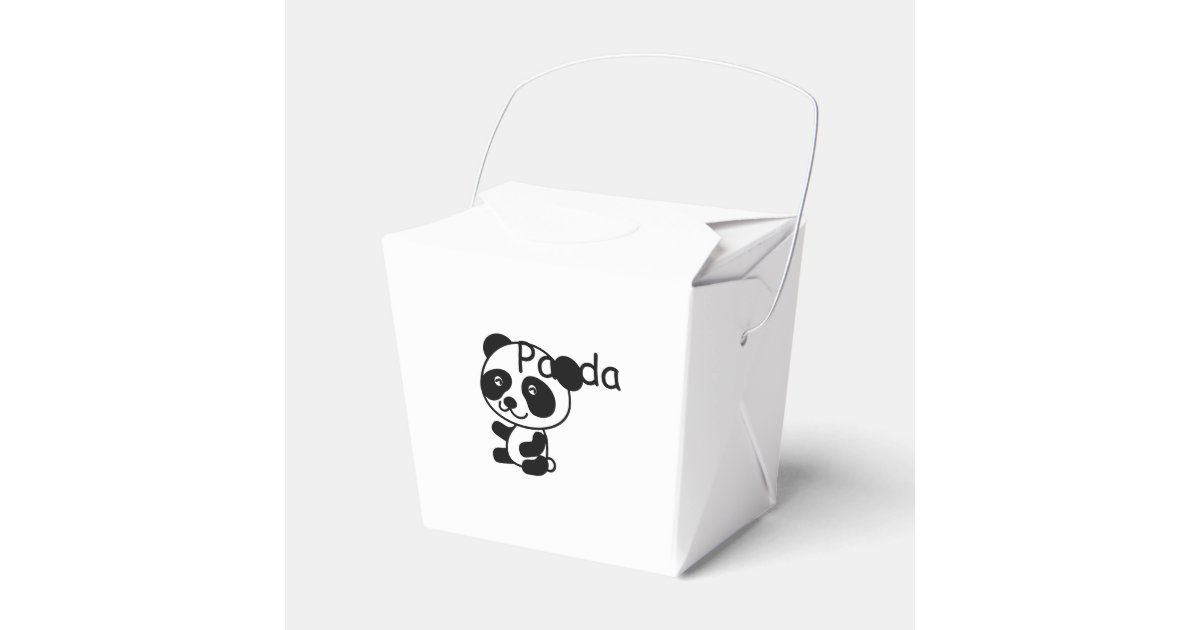 Panda Favor Boxes. Favor Boxes | Zazzle