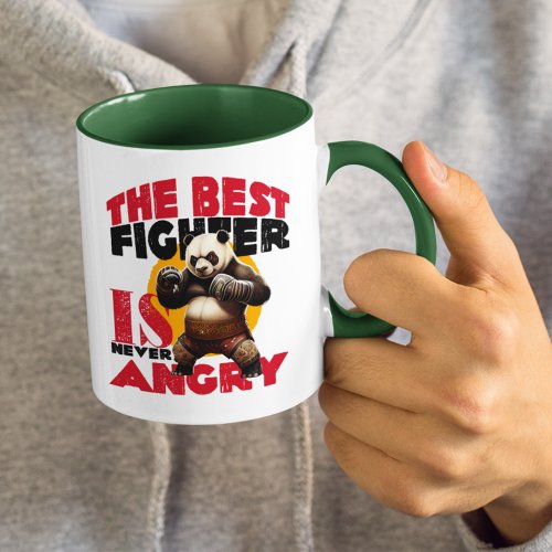 Panda Fighter Quote Mug