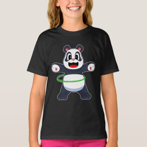 Panda Fitness Gymnastics Sports T_Shirt