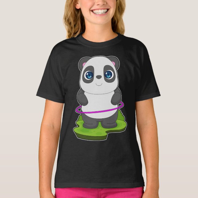 Panda Fitness Gymnastics T-Shirt (Front)