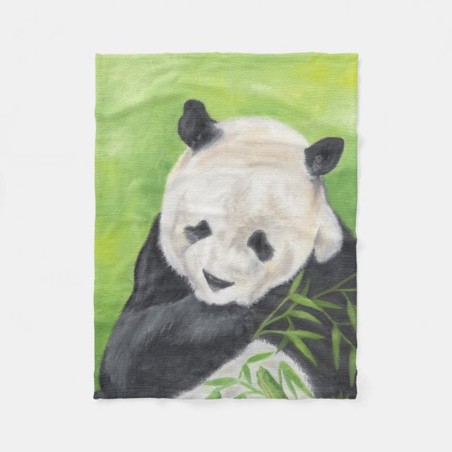 Panda fleece blanket (Front)