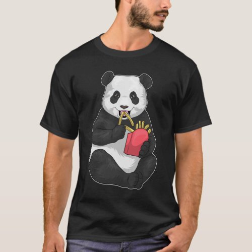 Panda French fries T_Shirt