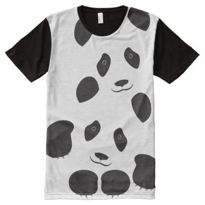 Panda Friendship All-Over-Print T-Shirt