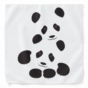 Panda Friendship Bandana
