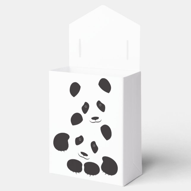 Panda Friendship Favor Boxes (Opened)