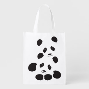 Panda Friendship Grocery Bag