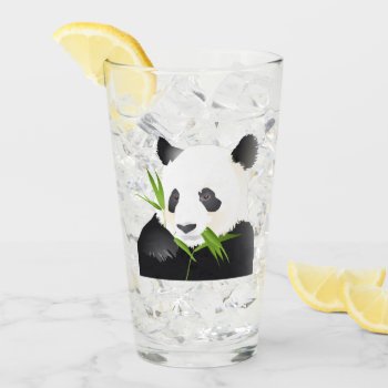 Panda Fun Glass by bonfireanimals at Zazzle