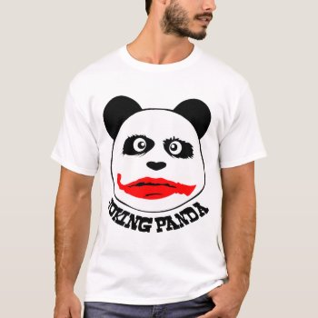 Panda Funny Parody T-shirt by BooPooBeeDooTShirts at Zazzle