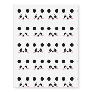 Panda Funny Pregnancy Announcement Temporary Tattoos