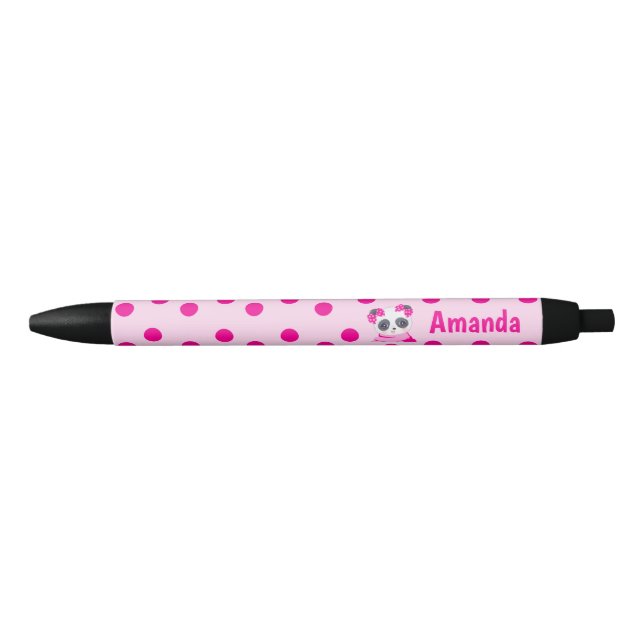 Panda Girl Pink Pen (Front)