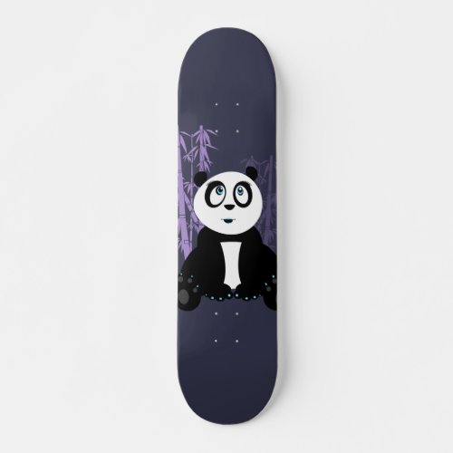 Panda Girl _ Purple Skateboard