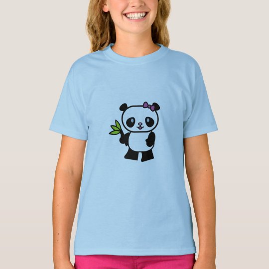 Panda Girls T-Shirt | Zazzle.com