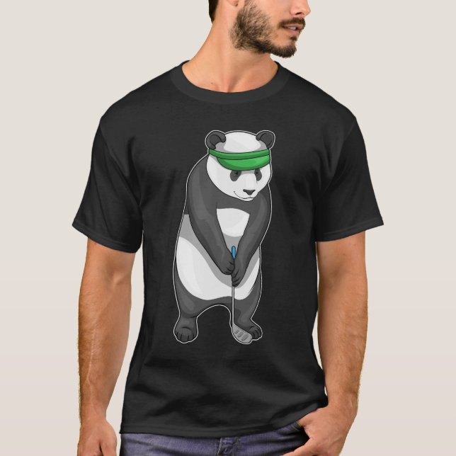 Panda Golf Golf clubs T-Shirt (Front)