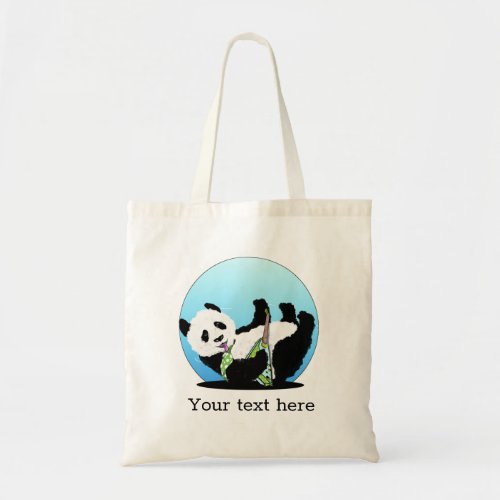 Panda Guitarist Tote Bag