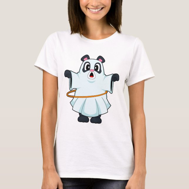 Panda Halloween Fitness T-Shirt (Front)