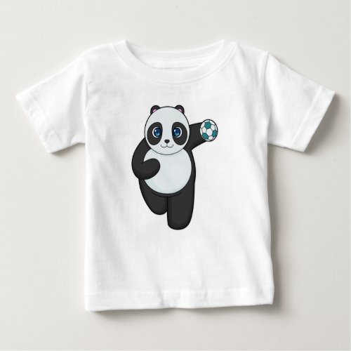 Panda Handball player Handball Baby T_Shirt