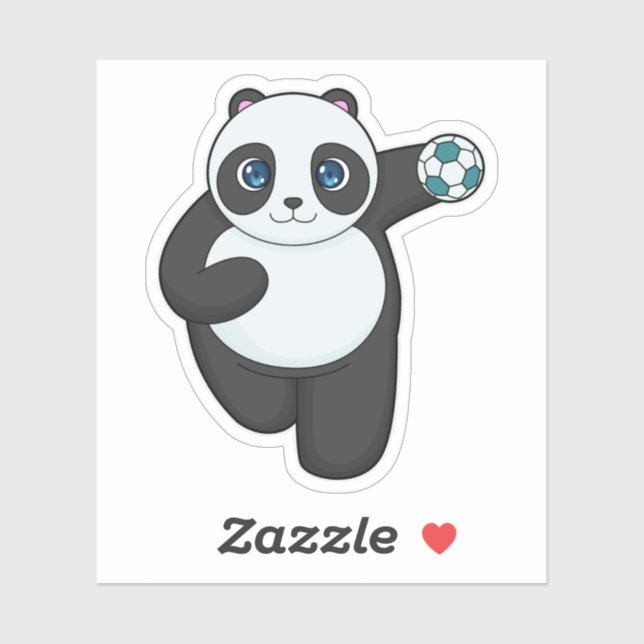Panda Handball player Handball Sticker (Sheet)